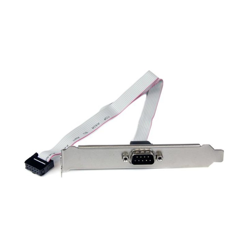 StarTech.com 16in (40cm) 9 Pin Serial Male to 10 Pin Motherboard Header Slot Plate