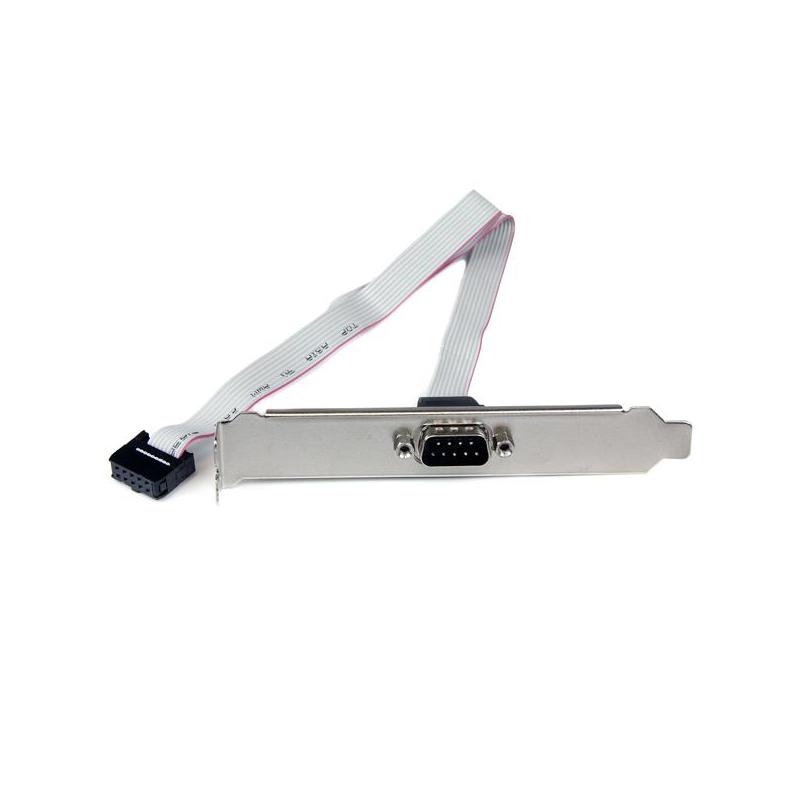 StarTech.com 16in (40cm) 9 Pin Serial Male to 10 Pin Motherboard Header Slot Plate
