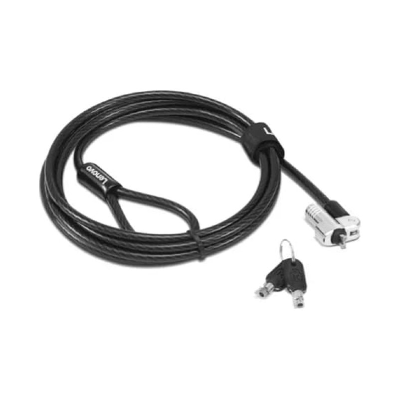 Lenovo 4XE1L51710 cable lock Black 1.8 m