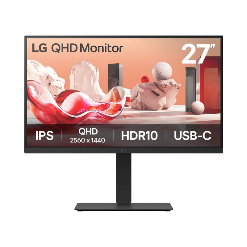 LG 27BA75QB-B computer monitor 68.6 cm (27") 2560 x 1440 pixels Wide Quad HD LED Black