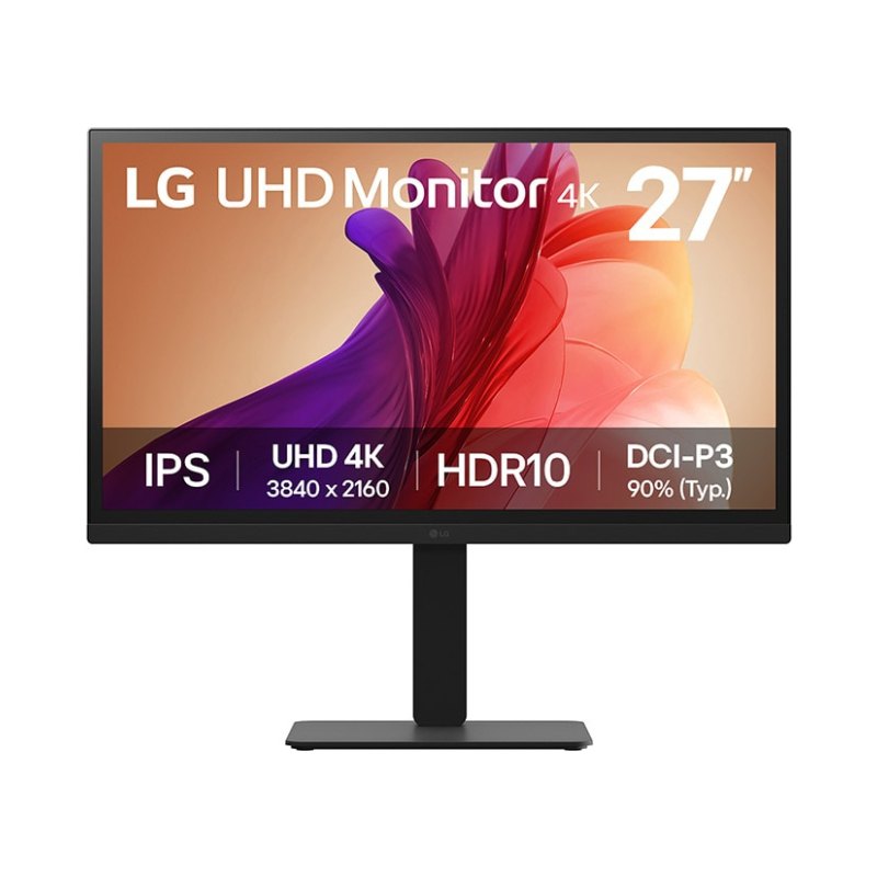 LG 27BA45U-B computer monitor 68.6 cm (27") 3840 x 2160 pixels 4K Ultra HD Black