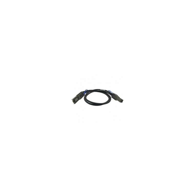 QNAP CAB-SAS20M-8644-8088 câble Serial Attached SCSI (SAS) 2 m Noir, Métallique
