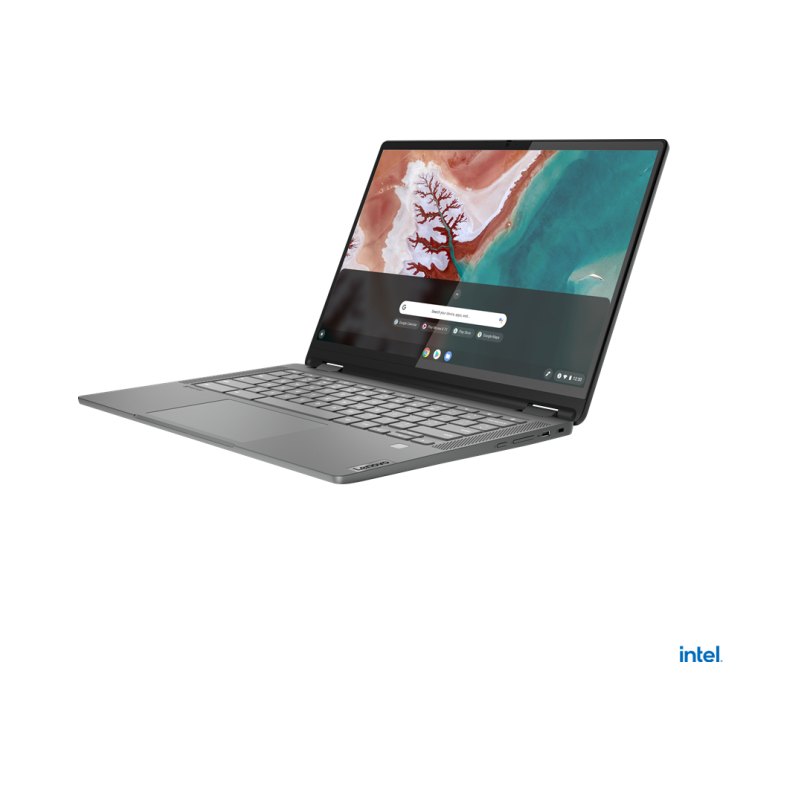 Lenovo Flex5 Chrome 14IAU Intel® Core™ i5 i5-1235U Chromebook 35.6 cm (14") Touchscreen WUXGA 8 GB LPDDR4x-SDRAM 256 GB SSD Wi-Fi 6E (802.11ax) ChromeOS Grey US English