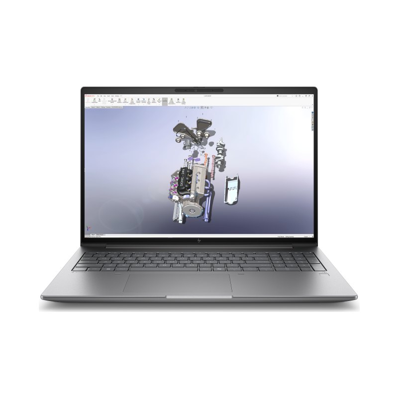 HP Zbook X G1i 16 inch Mobile Workstation PC Wolf Pro Security Edition Intel Core Ultra 9 285H Station de travail mobile 40,6 cm (16") WQUXGA 64 Go DDR5-SDRAM 2 To SSD NVIDIA RTX PRO 2000 Blackwell Wi-Fi 7 (802.11be) Windows 11 Pro Argent