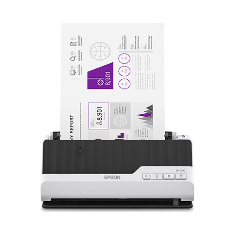 Epson DS-C330 Sheet-fed scanner Black, Grey