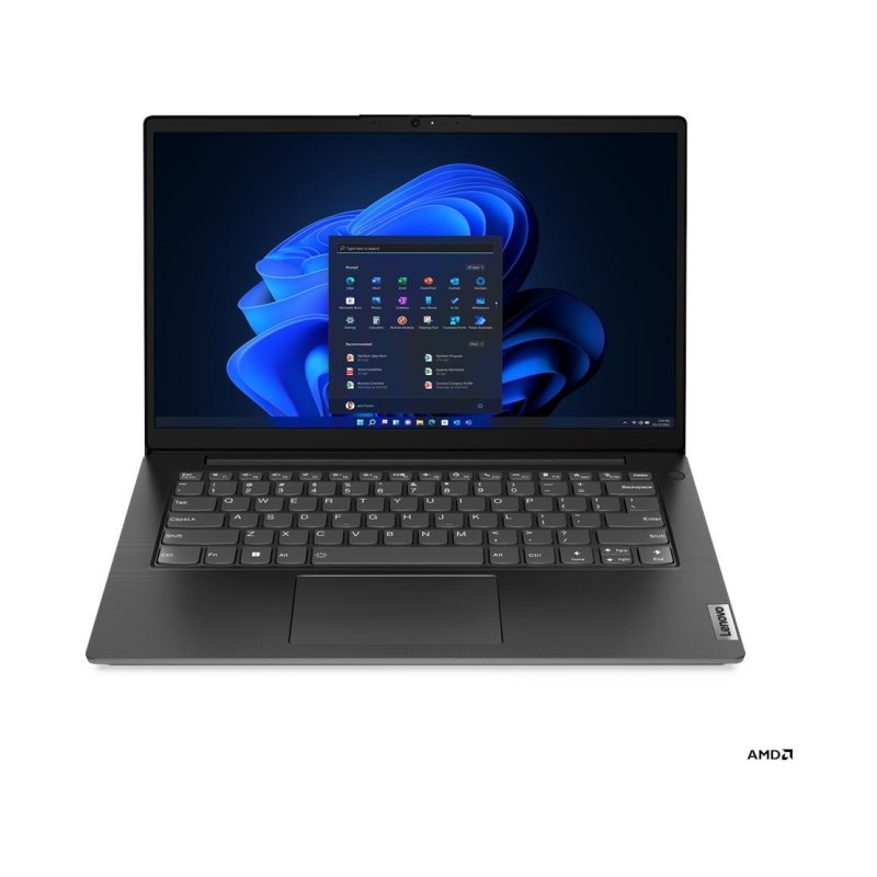 Lenovo V14 G3 ABA AMD Ryzen™ 5 5625U Laptop 35.6 cm (14") Full HD 8 GB DDR4-SDRAM 256 GB SSD Wi-Fi 6 (802.11ax) Windows 11 Pro French Black