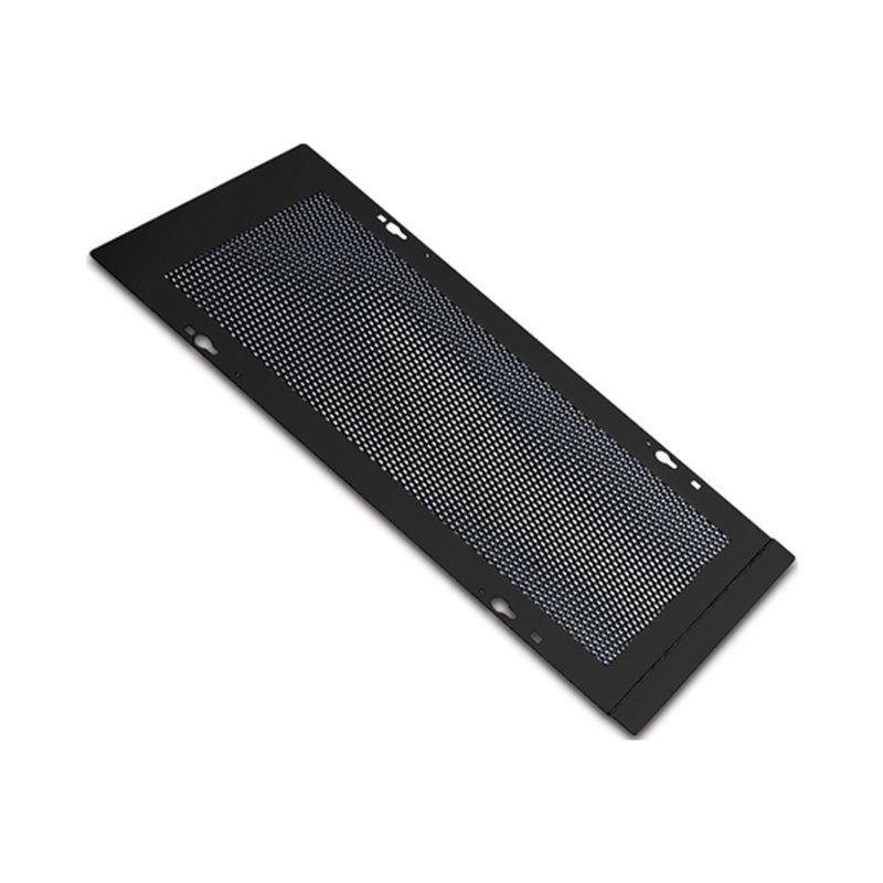 APC NetShelter Cable Management, Cable Trough, Perforated Cover, Black, 620 x 1.2 x 309.8 mm