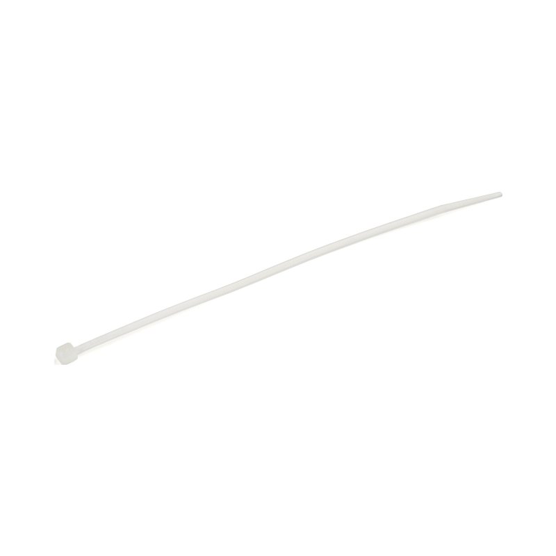 StarTech.com 1000-Pack 6"(15cm) Cable Ties - 1/8"(3.6mm) wide, 1-3/8"(39mm) Bundle Diameter, 40lb(18kg) Tensile Strength, Nylon Self Locking Zip Ties with Curved Tip, UL Listed, White - TAA