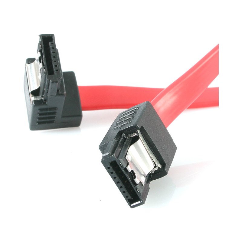 StarTech.com 18in Latching SATA to Right Angle SATA Serial ATA Cable