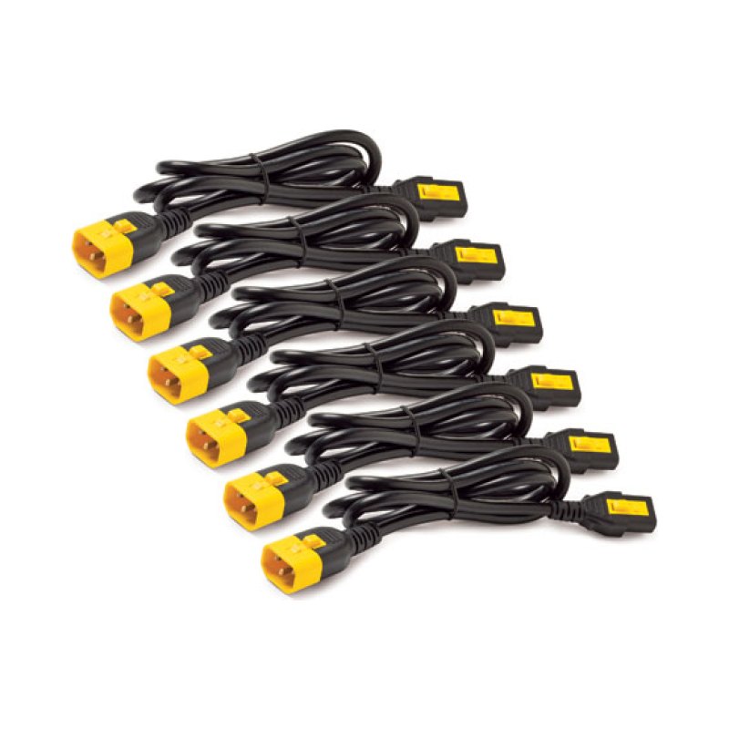 APC AP8706S-NA câble électrique Noir, Jaune 1,8 m Coupleur C13 Coupleur C14