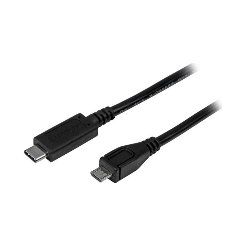 StarTech.com 3ft (1m) USB-C to Micro USB-B Cable, Data Cord, USB 2.0, USB C to Micro-B Data Transfer Cable