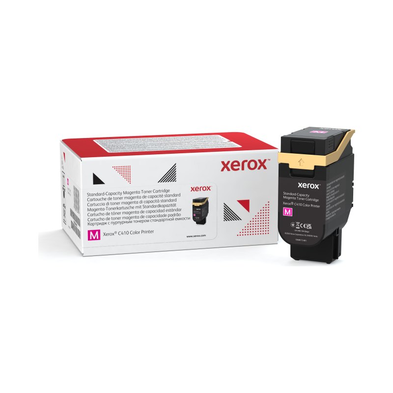 Xerox Genuine ® C410 Color Printer/VersaLink® C415 Color Multifunction Printer Magenta Standard capacity Toner Cartridge (2000 Pages) - 006R04679