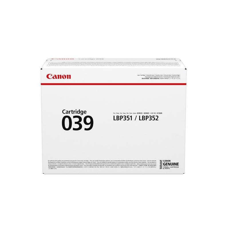 Canon 039 Cartouche de toner 1 pièce(s) Original Noir
