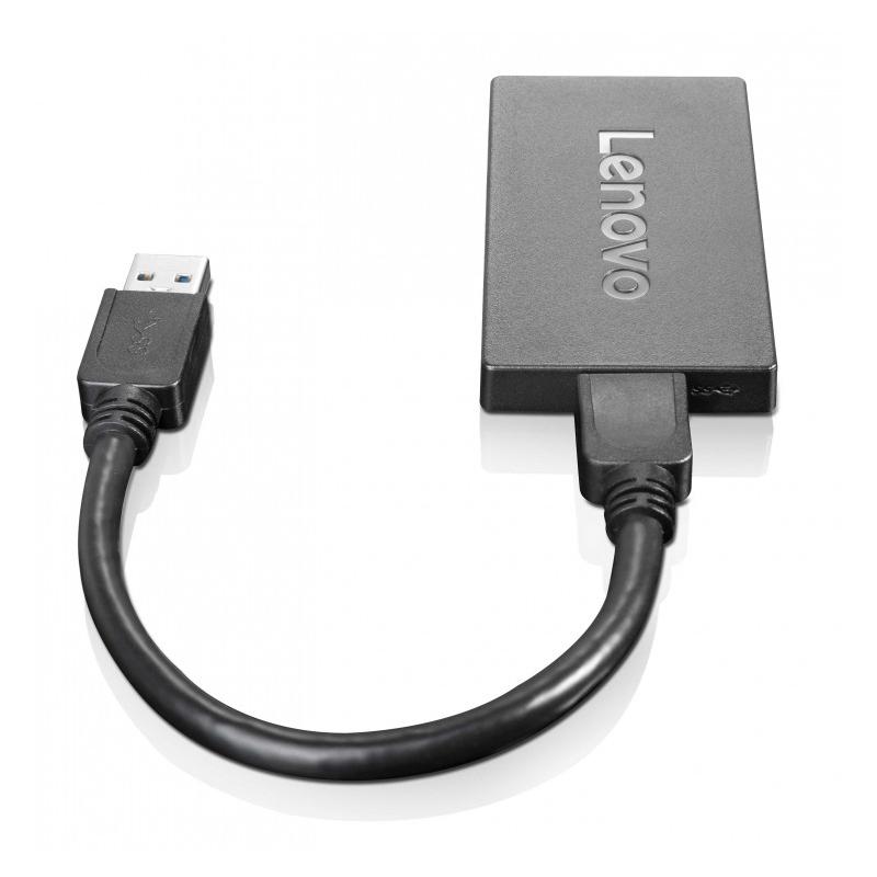 Lenovo 4X90J31021 adaptateur graphique USB 3840 x 2160 pixels Noir