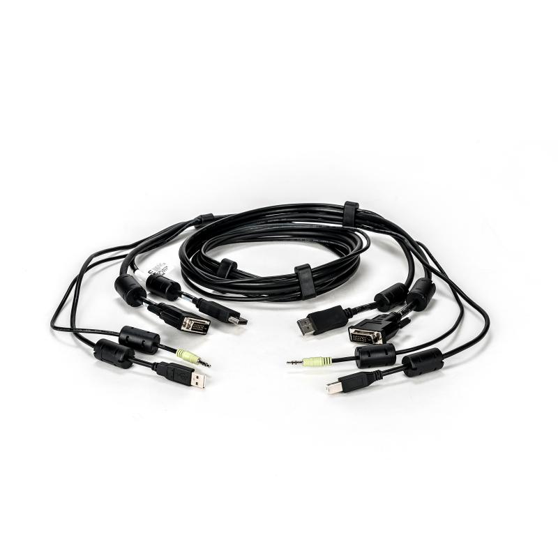 Vertiv Avocent CÂBLE, 1 DVI-D/1 DISPLAYPORT/1 USB/1 AUDIO, 6FT