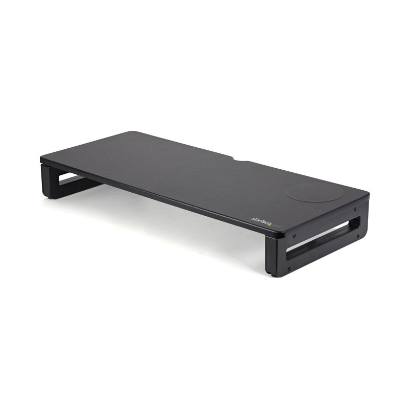 Support de moniteur StarTech.com avec plateau de chargement sans fil - Chargeur Qi 15W (Chargement sans fil rapide) - Support de moniteur/laptop réglable en hauteur pour bureau avec chargeur de téléphone/tablette
