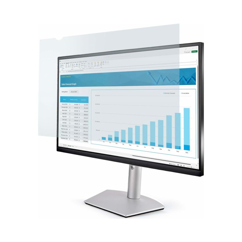 StarTech.com 24-inch 16:9 Anti-Blue Light Filter, BlueLight Screen Filter for 24in Computer Monitor, Reduces Eye Strain, Dual Mounting Options, TAA Compliant
