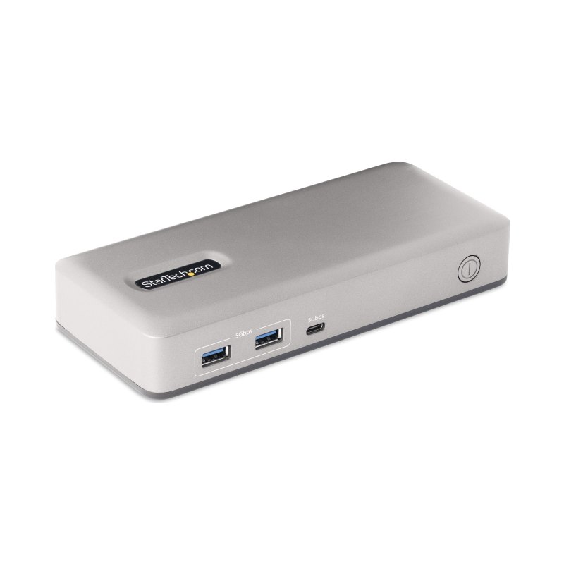 StarTech.com Dual-Monitor USB-C Docking Station, DisplayPort & HDMI or VGA, Multi Monitor Dock up to 4K 60Hz - USB 3.2/3.1 (5Gbps) Type-C Dock - 7x USB Hub, 85W PD, Windows & ChromeOS - TAA