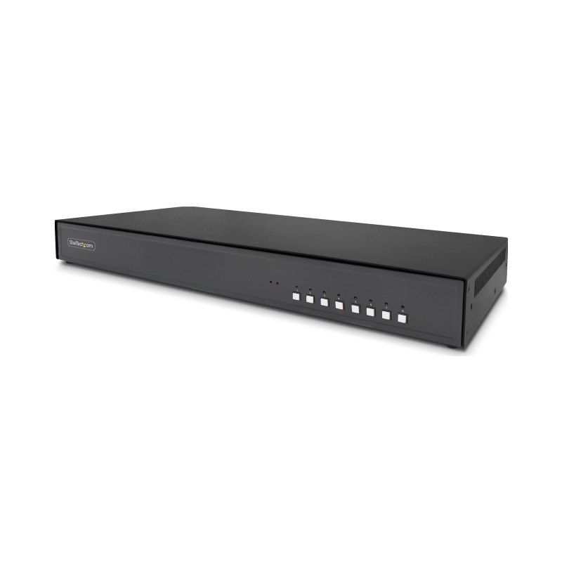 StarTech.com Switch KVM Sécurisé à 8 Ports, DisplayPort, 4K 60 Hz, KVM de Bureau NIAP 4.0, Boîtier Métallique, Made in USA