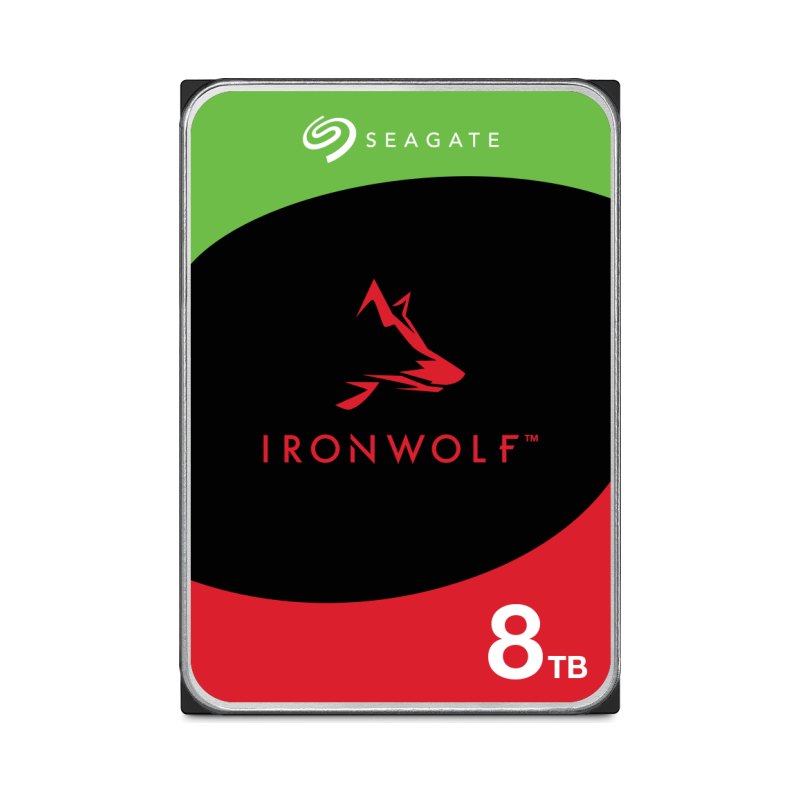 Seagate IronWolf ST8000VN002 internal hard drive 8 TB 5400 RPM 256 MB 3.5" Serial ATA III