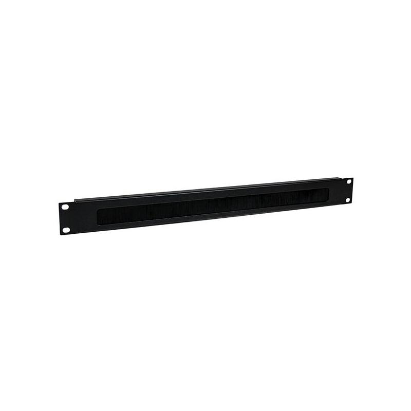 StarTech.com Panneau de Gestion des Câbles à Bande de Brosses Haute Densité 1U, Organiseur de Câbles Horizontal Robuste en Acier pour Centre de Données