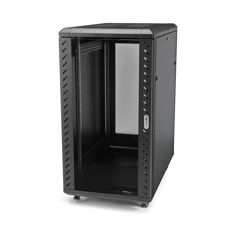 StarTech.com 32U Enterprise-Grade Flat Pack Server Rack Cabinet, 19in Enclosed 4-Post Rack with 29in (75cm) Mounting Depth and 1764lb (800kg) Weight Capacity