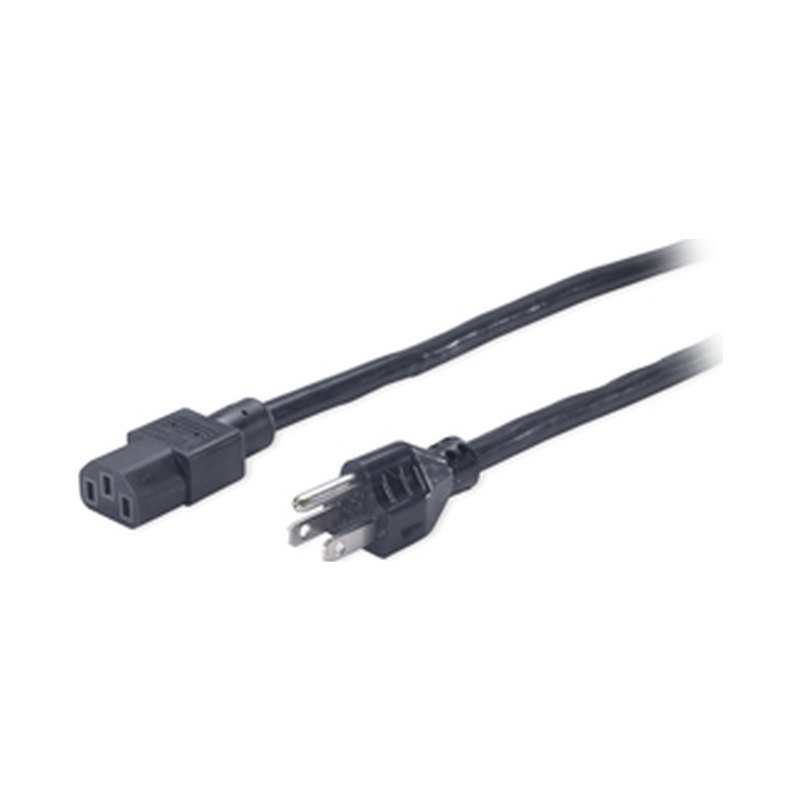 APC PWR C13 / 5-15P, 2.4 m Noir 2,4 m NEMA 5-15P