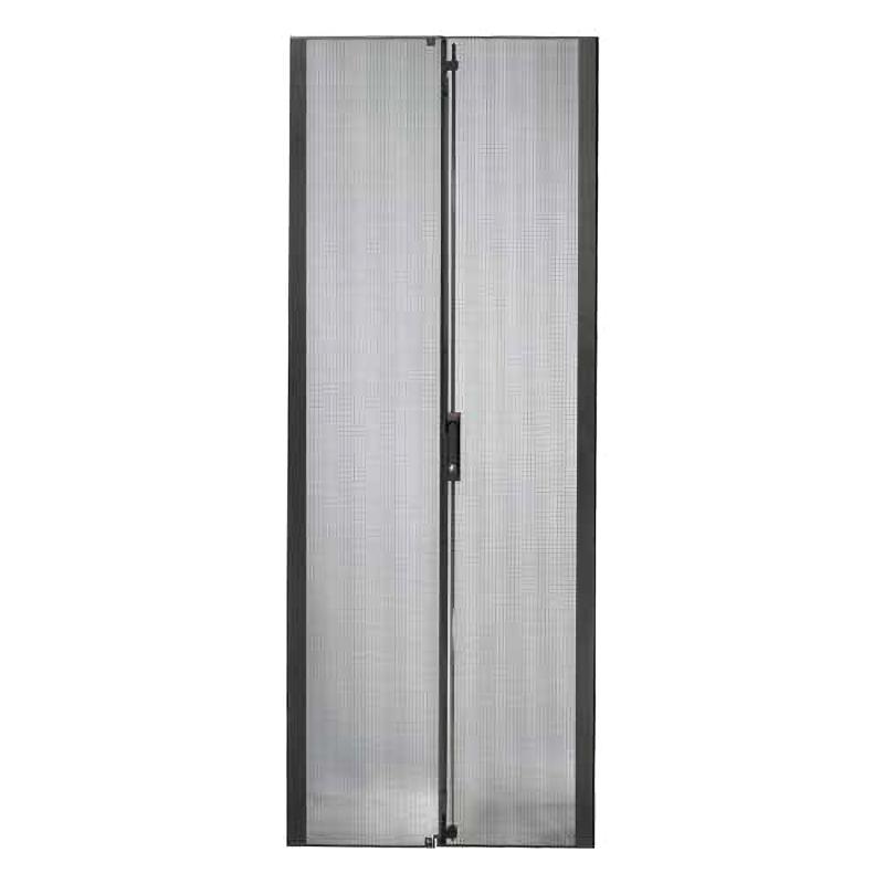 APC Double porte perforée NetShelter SX 42U, 750 mm de largeur, noir