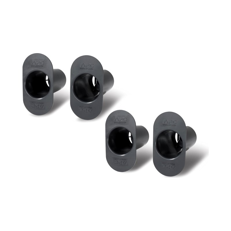 APC NetShelter Cable Management, Vertical Cable Manager, Spools for Vertical Fiber Organizer, Set of 4, Black, 64 x 119 x 103 mm