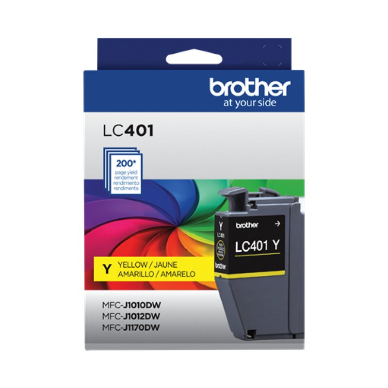 Brother LC401YS ink cartridge 1 pc(s) Original Standard Yield Yellow