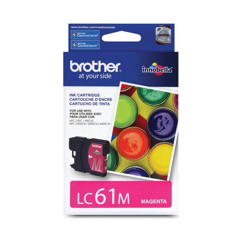 Brother LC-61MS ink cartridge Original Standard Yield Magenta
