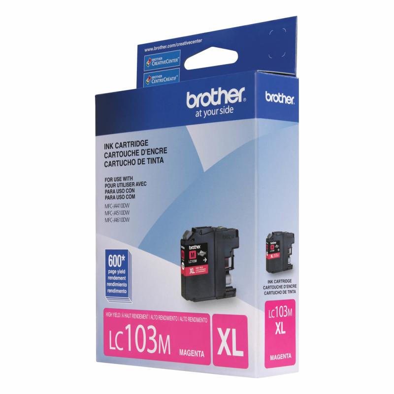 Brother LC-103MS cartouche d'encre Original Rendement élevé (XL) Magenta