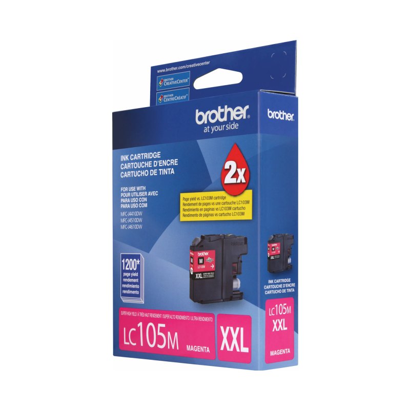 Brother LC-105MS ink cartridge Original Extra (Super) High Yield Magenta
