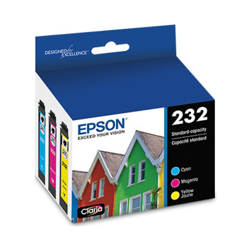 Epson T232520-S cartouche d'encre 3 pièce(s) Original Cyan, Magenta, Jaune
