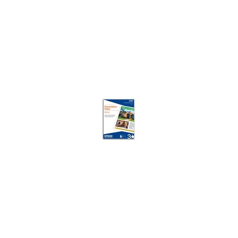 Epson Presentation Paper Matte - 8.5" x 11" - 100 Sheets papier jet d'encre