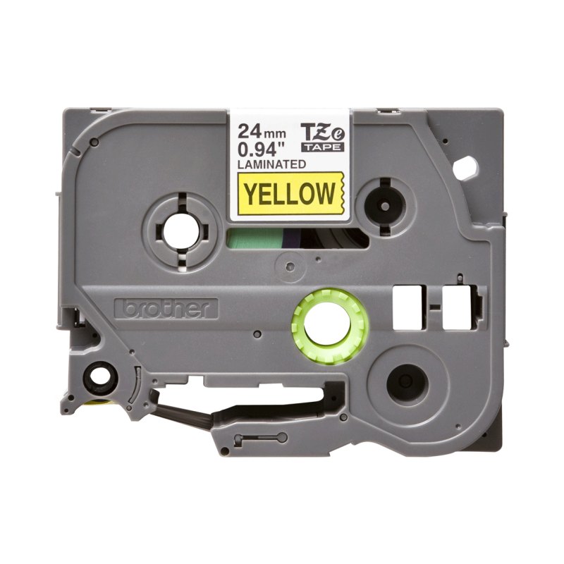 Brother TZE651G label-making tape Black on yellow TZe