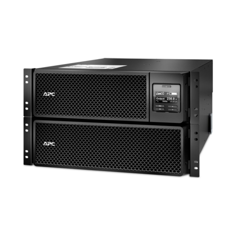APC Smart-UPS On-Line SRT8KRMXLI - 8kW/VA, 6x C13 + 4x C19 + sortie monophasée câblée, montable en rack, NMC intégré