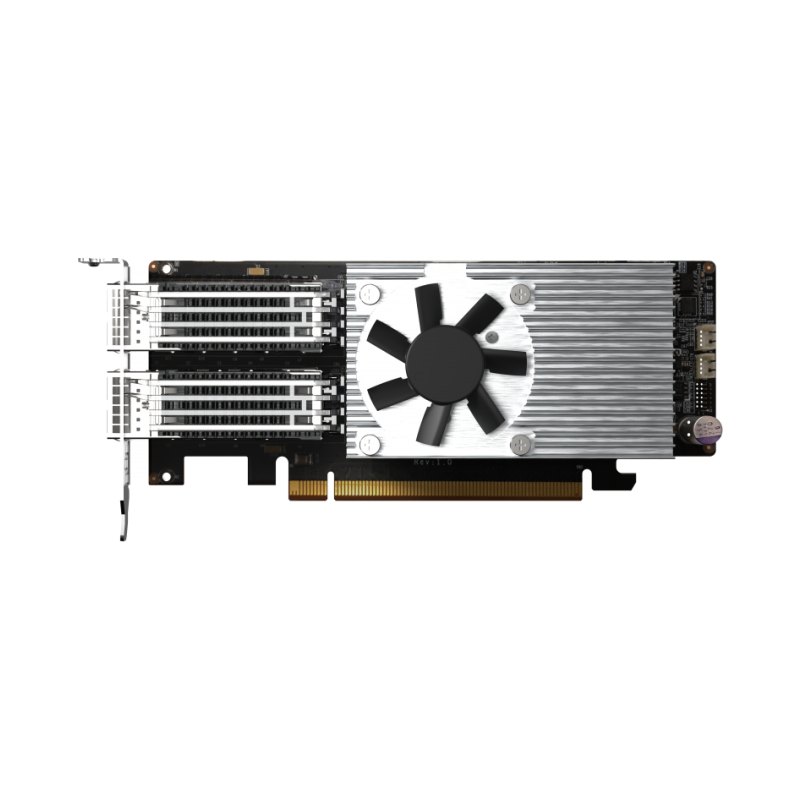 QNAP QXG-100G2SF-E810 network card Internal Fiber 100000 Mbit/s