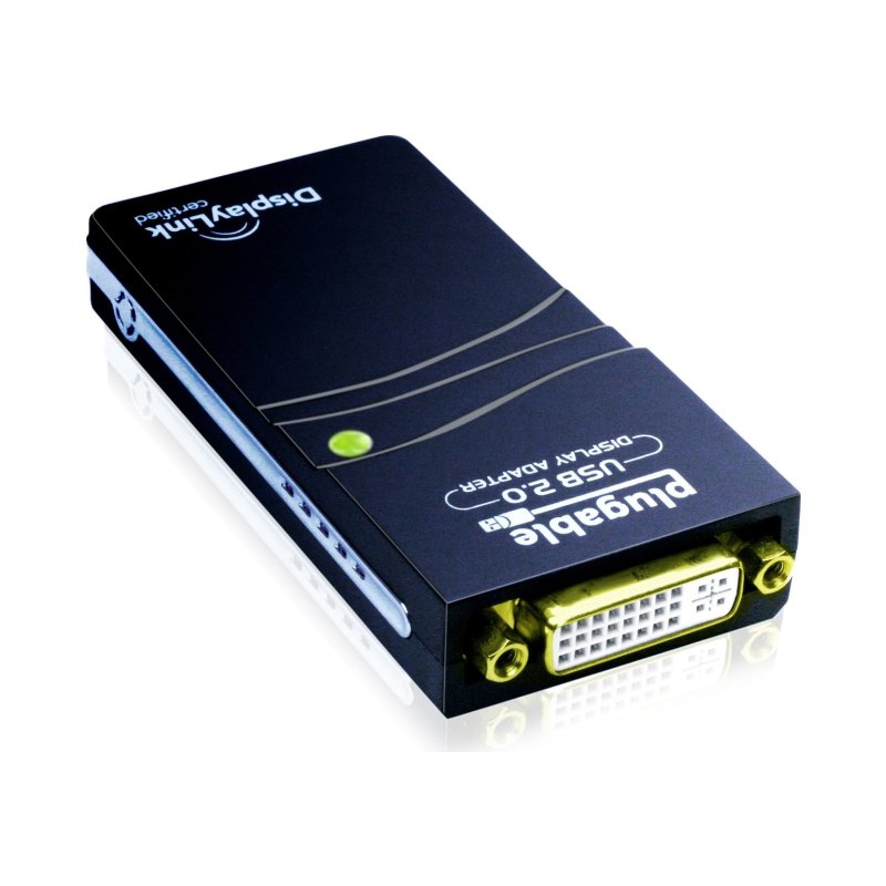 Plugable Technologies USB 2.0 to DVI, VGA, or HDMI Video Graphics Adapter for Multiple Monitors up to 1920x1080 Supports Windows 11, 10, 8.1, 7, XP, Mac, and ChromeOS