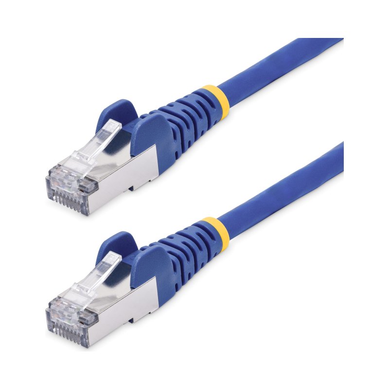 StarTech.com 1ft Blue CAT8 Ethernet Cable, Snagless RJ45, 25G/40G, 2000MHz, 100W PoE++, S/FTP, 26AWG Pure Bare Copper Wire, LSZH, Shielded Network Patch Cord w/Strain Reliefs, Individually Tested