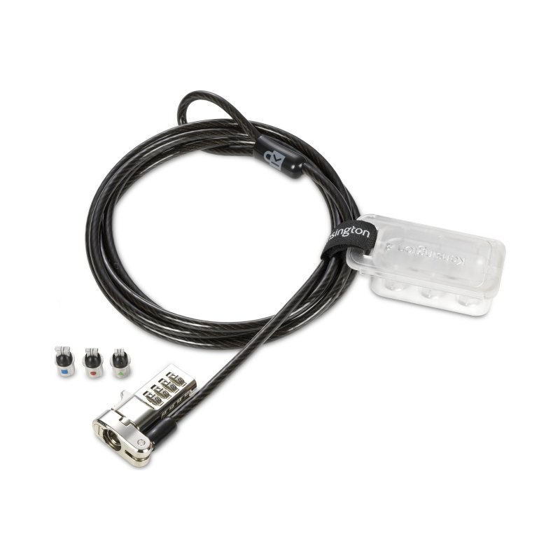 Kensington K62317WW-SP cable lock Black, Silver 1.8 m