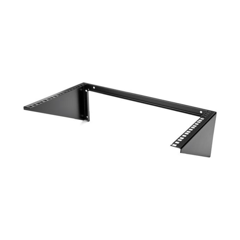 StarTech.com 6U Wall Mount Patch Panel Bracket – 19 in – Steel - Vertical Mounting Bracket for Networking and Data Equipment - TAA