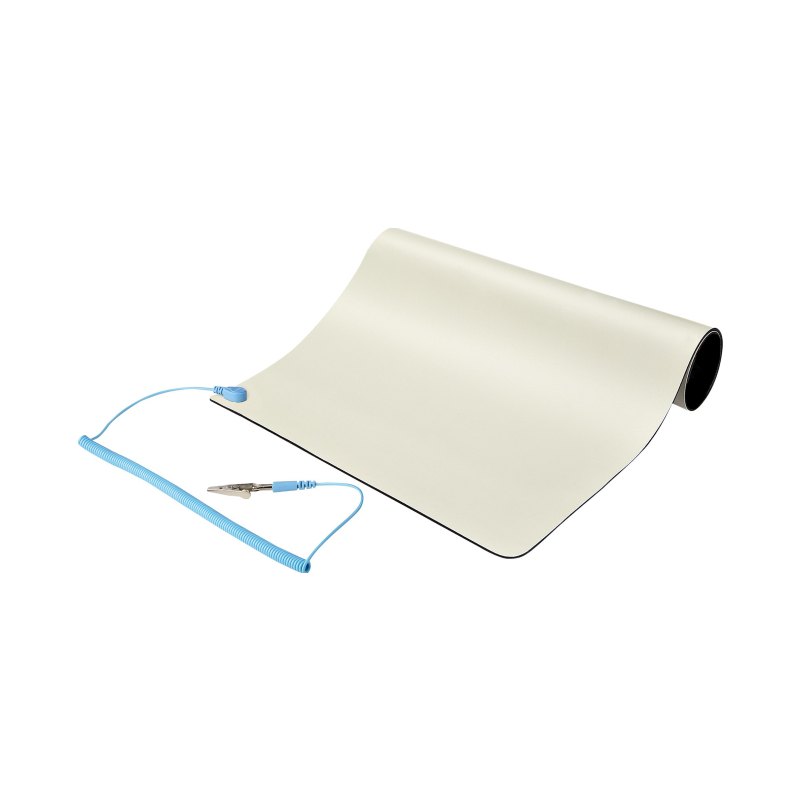 StarTech.com Anti Static Mat, ESD Mat for Electronics Repair, Anti Static Table/Desk Mat w/Detachable Grounding Wire, ANSI/ESD S 4.1, Flexible Thermoplastic Work Pad/Mat, 11x18in (30x46cm) - TAA