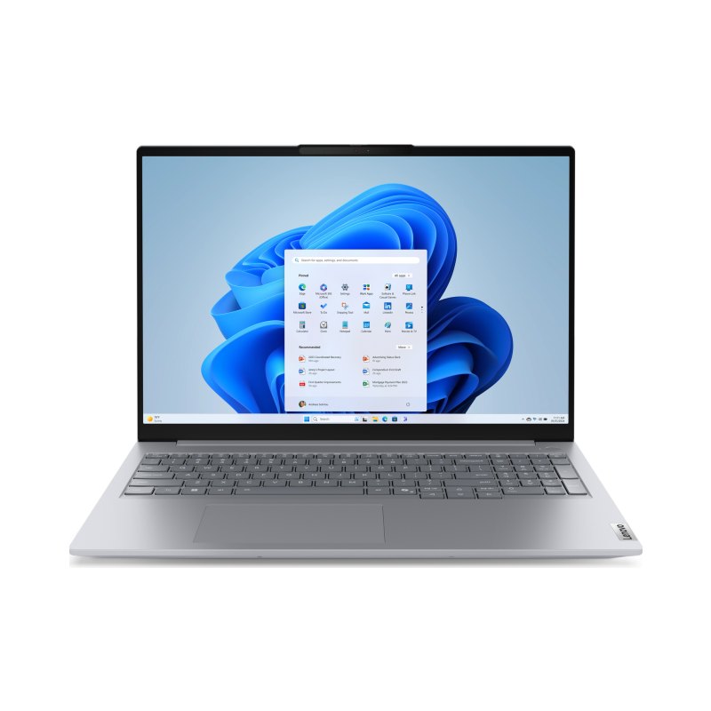 Lenovo ThinkBook 16 G8 IRL Intel Core 5 210H Laptop 40.6 cm (16") WUXGA 16 GB DDR5-SDRAM 256 GB SSD Wi-Fi 6E (802.11ax) Windows 11 Pro Grey Spanish