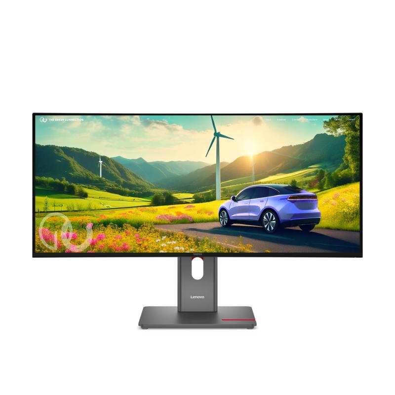 Lenovo ThinkVision P34WD-40 écran plat de PC 86,4 cm (34") 3440 x 1440 pixels Wide Quad HD LCD Noir