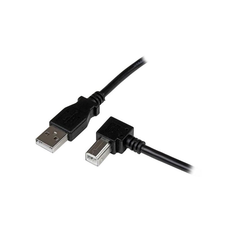 StarTech.com 2 m câble USB 2.0 A à angle droit B - M/M
