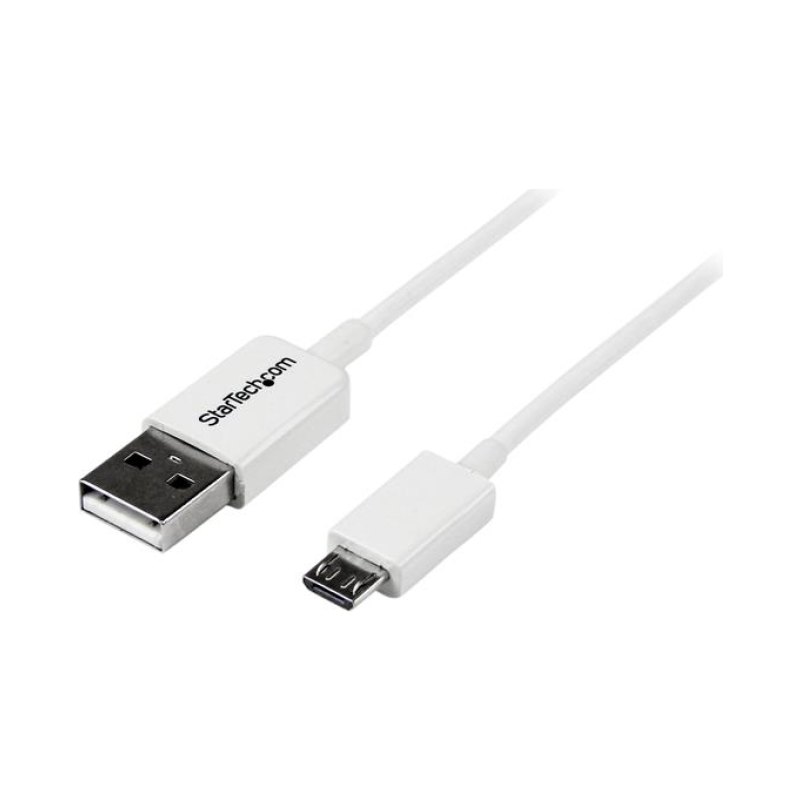 StarTech.com 0.5m White Micro USB Cable - A to Micro B