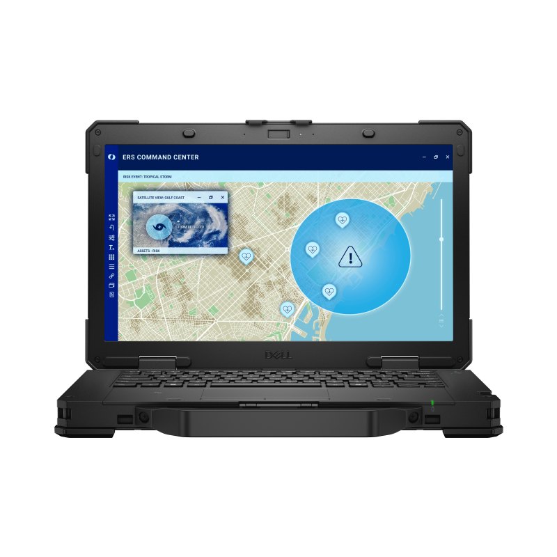 DELL Pro Rugged 14 RB14250 Intel Core Ultra 5 135U Laptop 35.6 cm (14") Full HD 16 GB DDR5-SDRAM 512 GB SSD Wi-Fi 6E (802.11ax) Windows 11 Pro US English Black