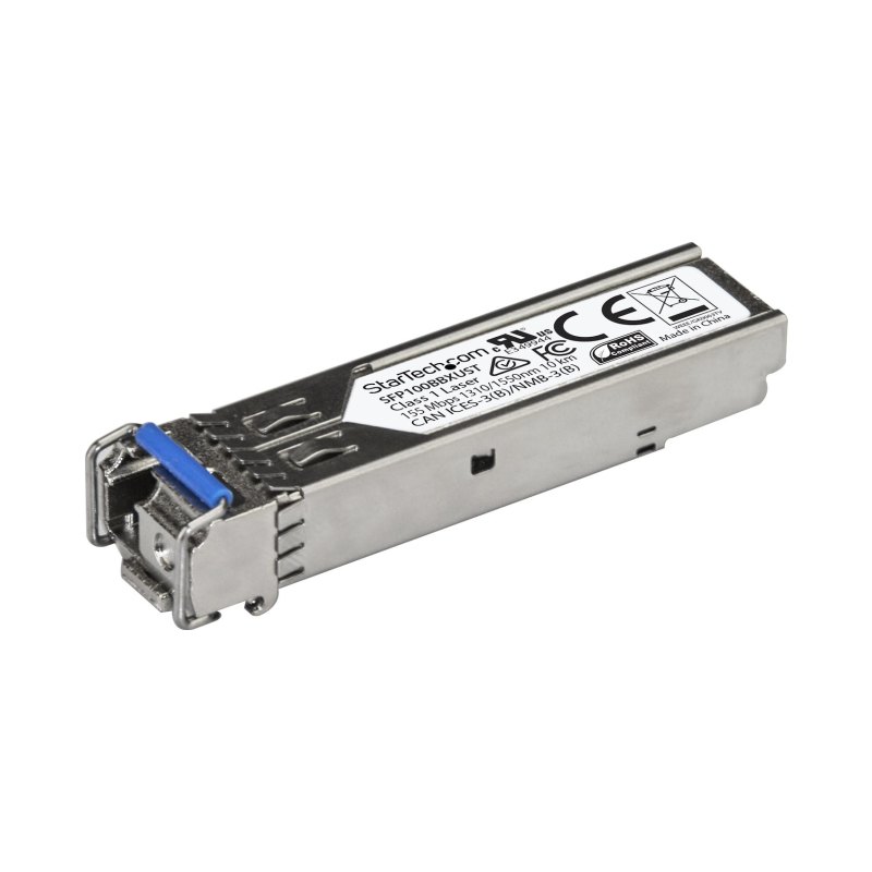 StarTech.com MSA Uncoded SFP Transceiver Module - 100BASE-BX - 100 MbE Ethernet BiDi Fiber (SMF)
