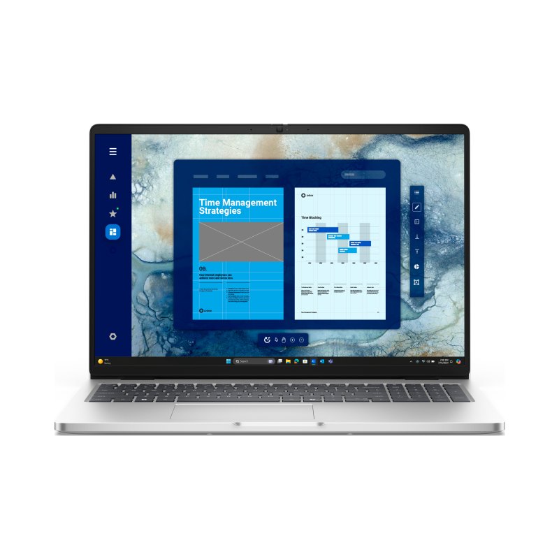 DELL Pro 16 PC16250 Intel Core Ultra 5 235U Laptop 40.6 cm (16") Full HD+ 16 GB DDR5-SDRAM 256 GB SSD Wi-Fi 6E (802.11ax) Windows 11 Pro US English Platinum, Silver